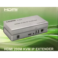 KVM Khuếch Đại HDMI Extender Over Ethernet 200M